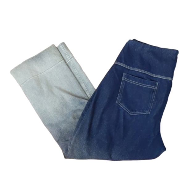 Lysse ombre denim leggings size medium - Picture 1 of 4